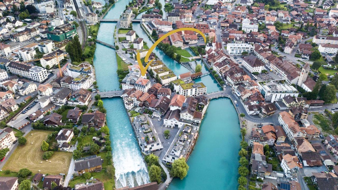 Unterseen Aparthotel Krone - Self Check-In المظهر الخارجي الصورة