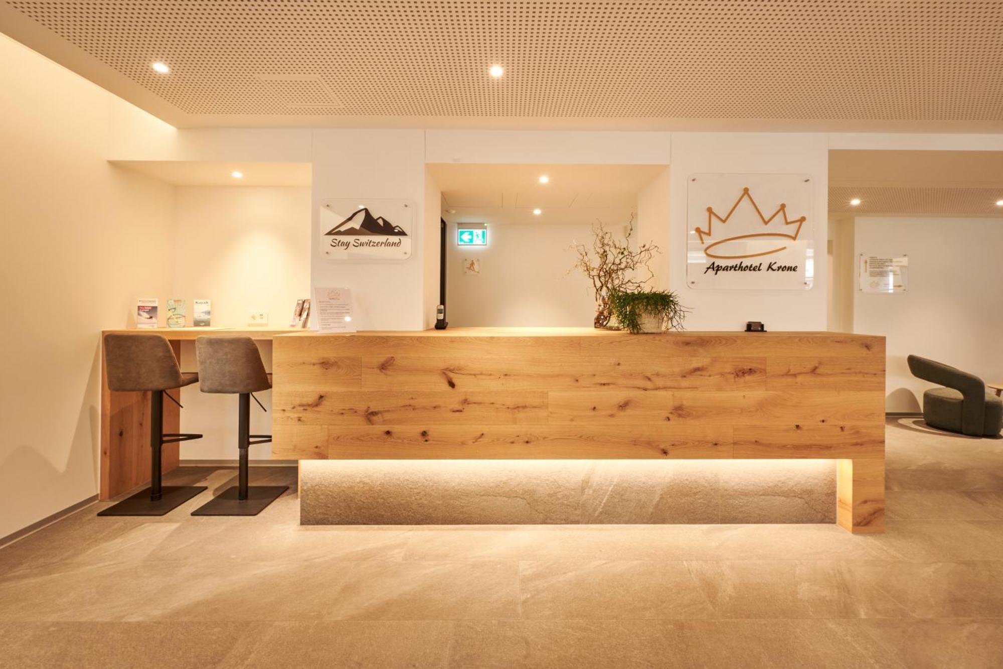 Unterseen Aparthotel Krone - Self Check-In المظهر الخارجي الصورة